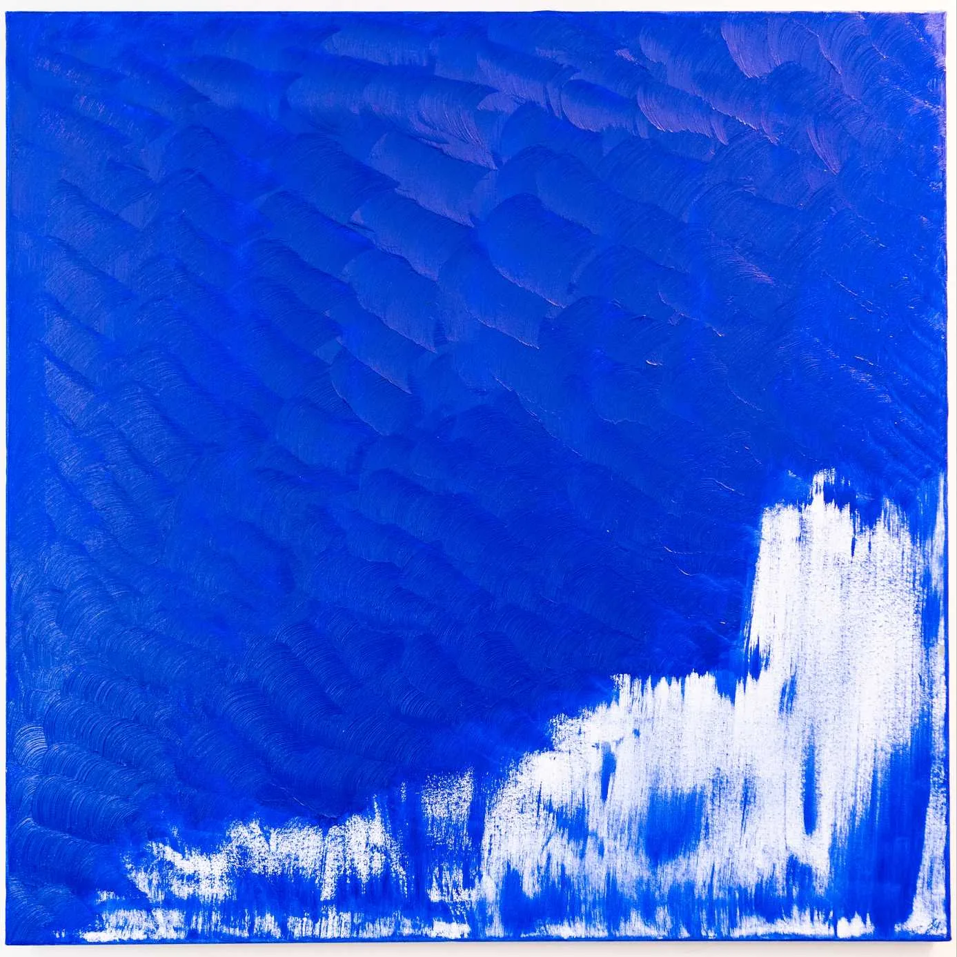 Deep Blue Lagoon — oil painting, 2023