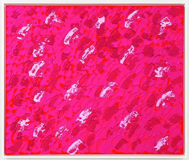 In Shades of Pink — acrylic painting, 2022