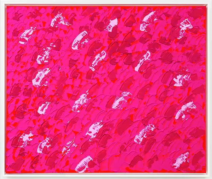 In Shades of Pink — acrylic painting, 2022