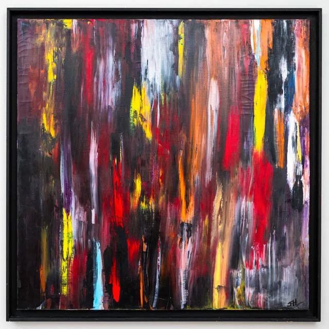 Mystic Flames — oil painting, 2010