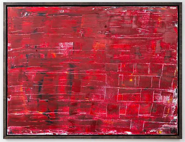 The Red Wall — oil painting, 2019