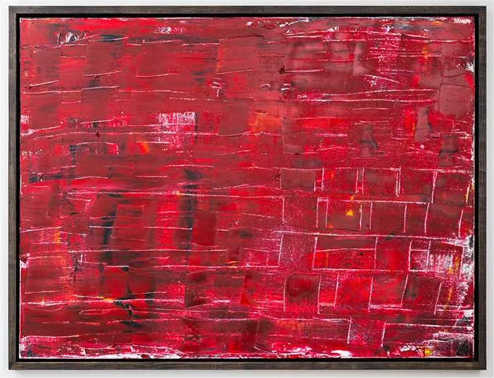 The Red Wall — oil painting, 2019